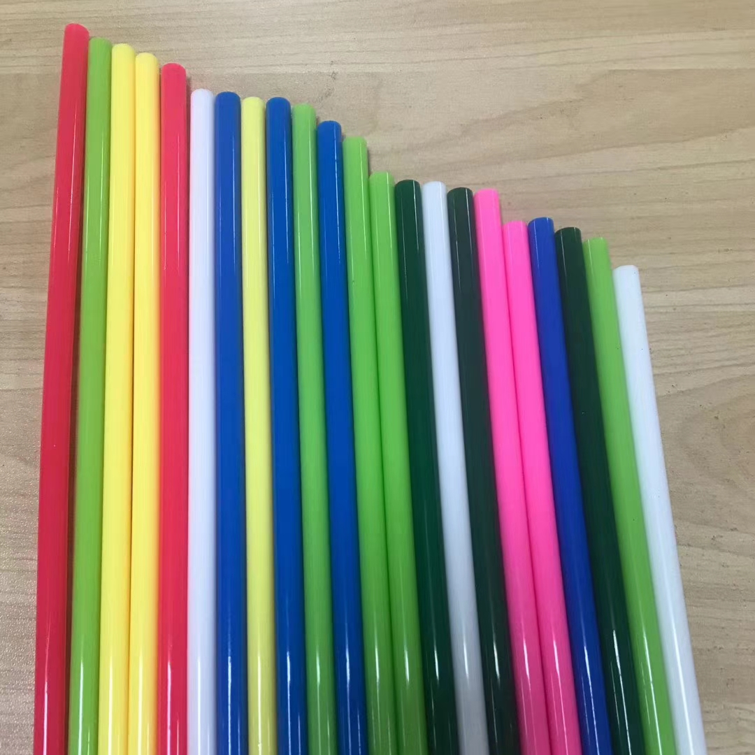 吸卡7pcs彩色胶棒0.7*18cm