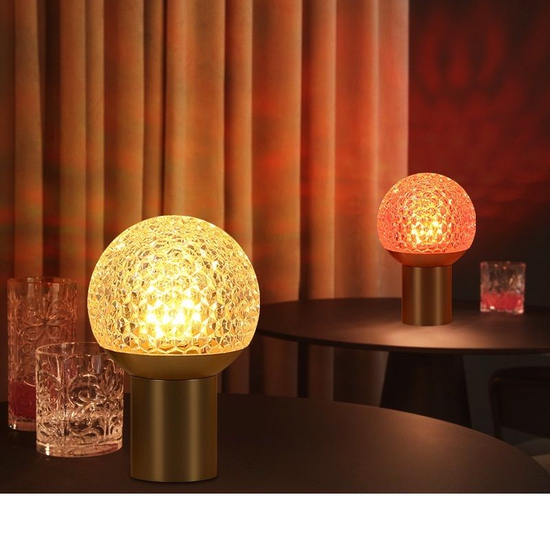 Remote control bedside, Bedroom, night lamp, Danish lamp, luxury atmosphere, BAR table lamp, INS Bar, diamond crystal lamp