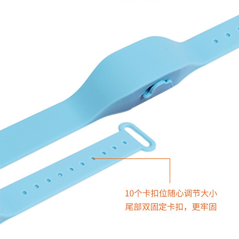 Silicone hand sanitizer wristband detail image 6