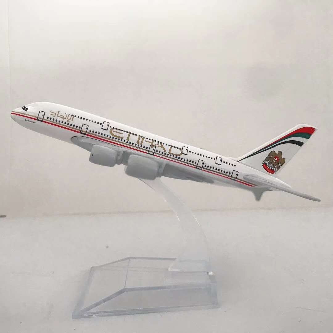 合金飞机模型（18CM空中客车公司A380）飞机模型  金属飞机模型 空客飞机模型 详情4