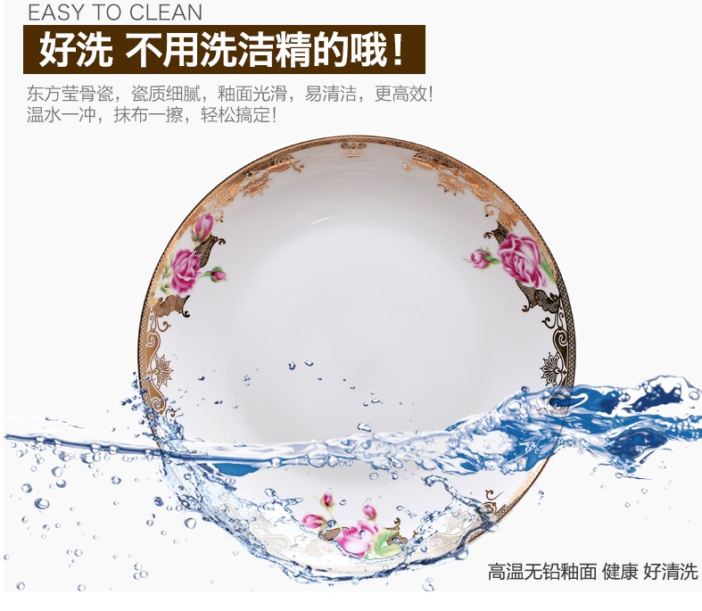 Bone China tableware, high-end ceramic tableware for weddings, wholesale and customized tableware, gift bowls, ceramic plates detail image 8