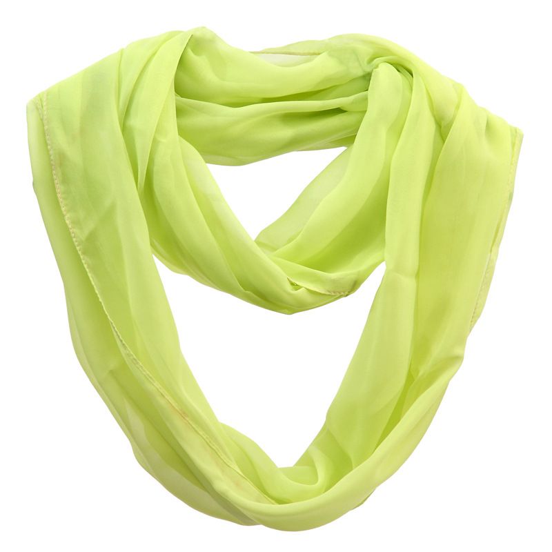 Jane Eyre Siyuan 2021 New Spring and Autumn Chiffon Printed Monochrome Scarf for women details Picture