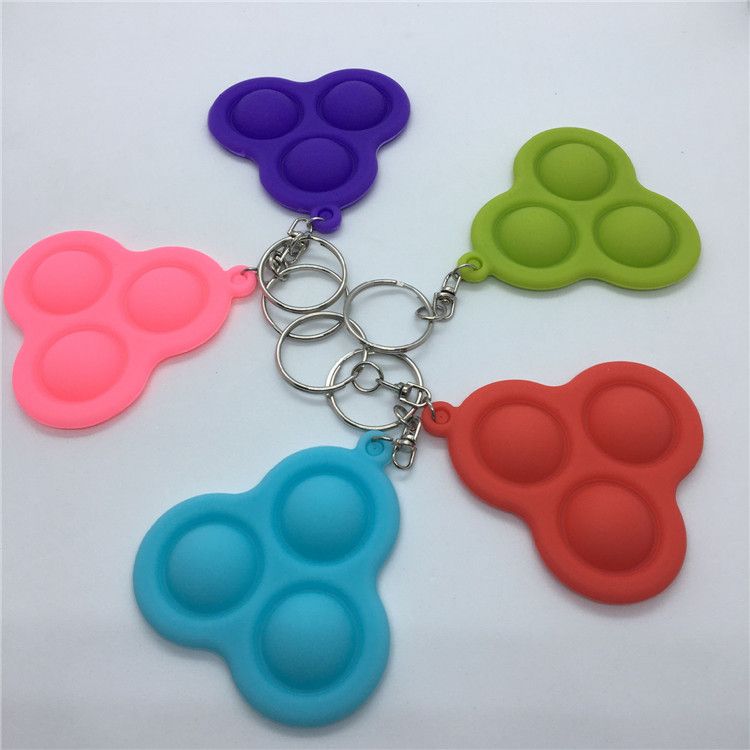 减压手指泡泡乐迷你灭鼠先锋钥匙扣fidget simple dimple toy