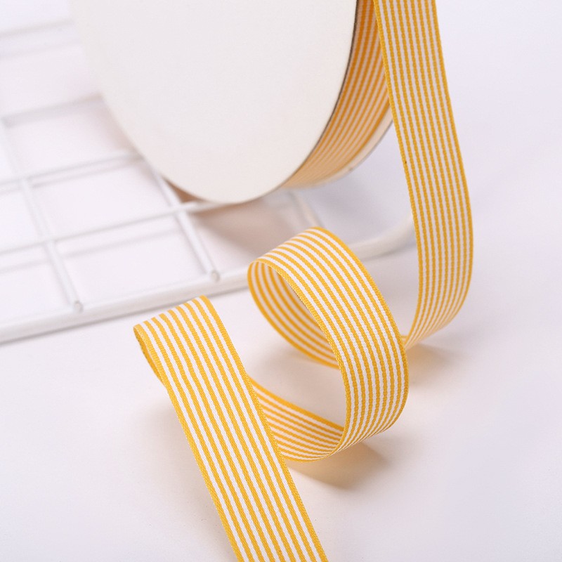 2 Points Striped Polyester Hair Accessory Material Gift Wrap Ribbon Striped Dress Wedding Gift Box Ribbon Wholesale Can Be Customized undefined