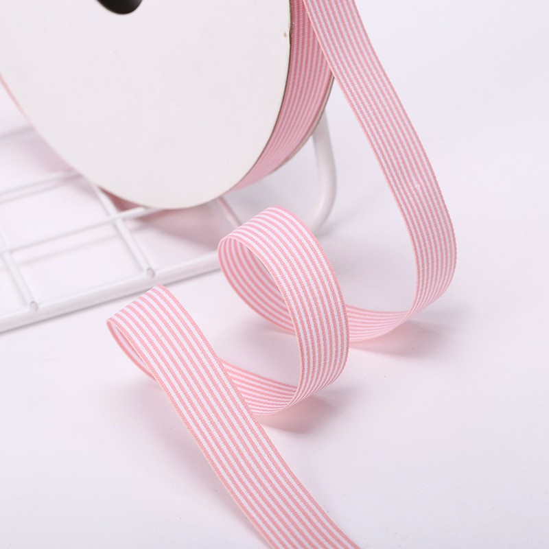 2 Points Striped Polyester Hair Accessory Material Gift Wrap Ribbon Striped Dress Wedding Gift Box Ribbon Wholesale Can Be Customized undefined