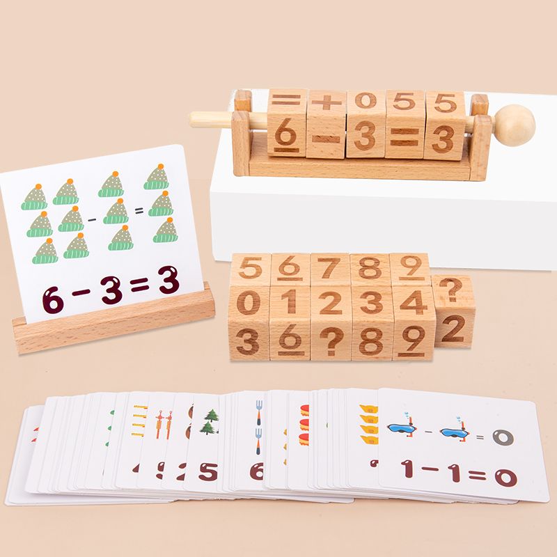 The wooden toy educational rotating number string game is highly entertaining and has various ways to play. It can cultivate logical thinking ability. Parent-child games can exercise hand-eye coordination. Early education enlightenment toys accompany your growth Item Picture