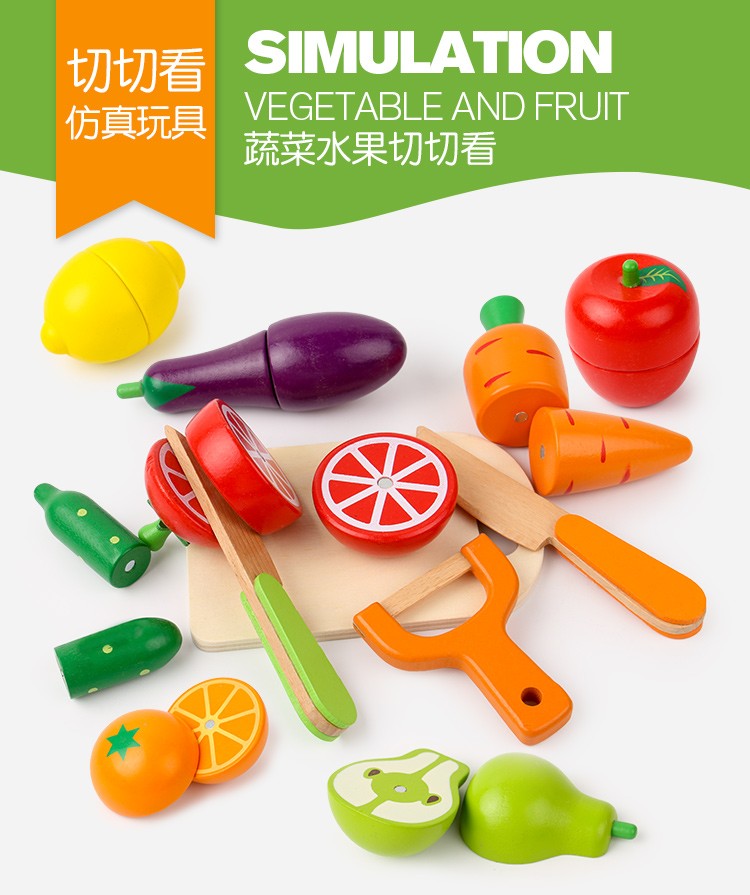 The wooden house game with vegetables is fun and colorful. It helps cultivate logical thinking ability. Parent-child games exercise hand-eye coordination. Early education and enlightenment toys accompany your growth detail image 4