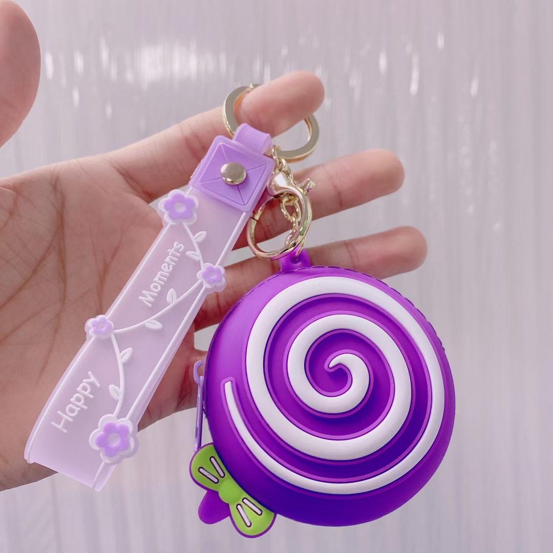 Lollipop Pouch Series of keychain three-piece string mix 5
