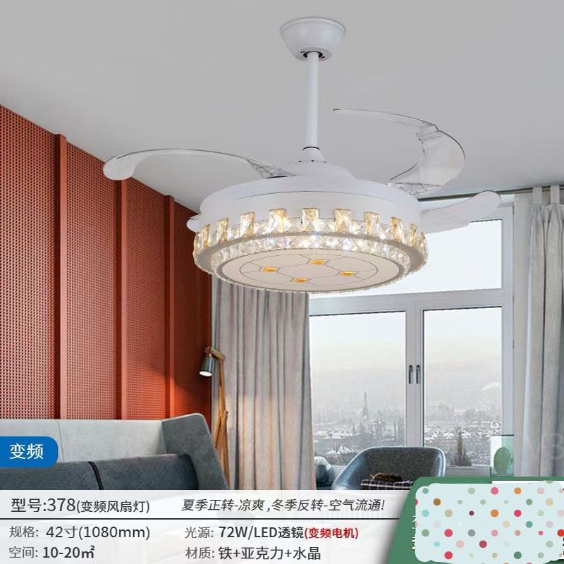 Fan light, dining room light, bedroom light, living room light Specification image