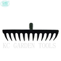 12-tooth rake Wood handle leaf rake iron rake garden rake rake rake sow loose soil rake rake integrated rake garden tools tooth number can be customized according to requirements