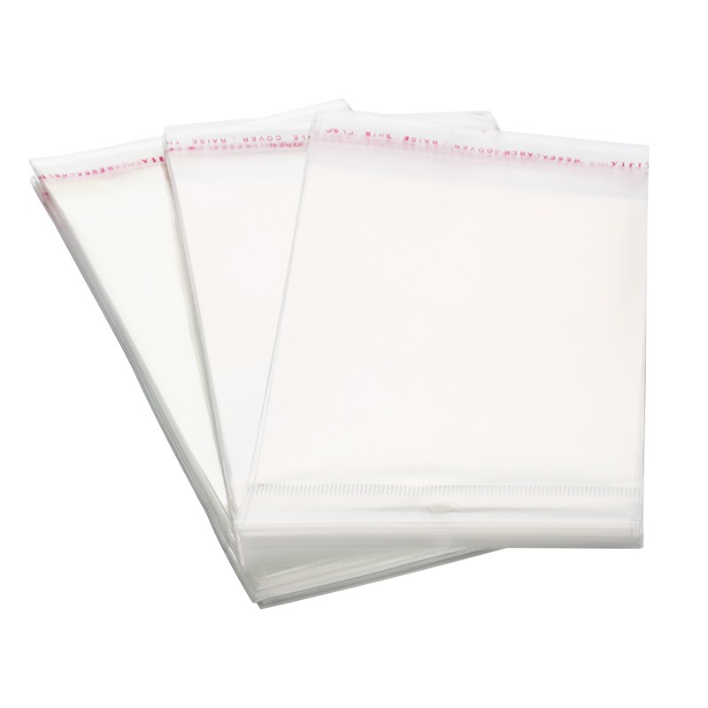 OPP挂孔自粘袋 饰品包装袋 耳环耳钉卡袋子 6x23透明塑料袋100个详情图4