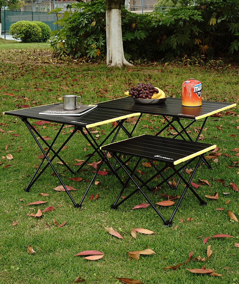 迷你轻便户外小茶桌 户外登山便携露营烧烤折叠桌小号详情4