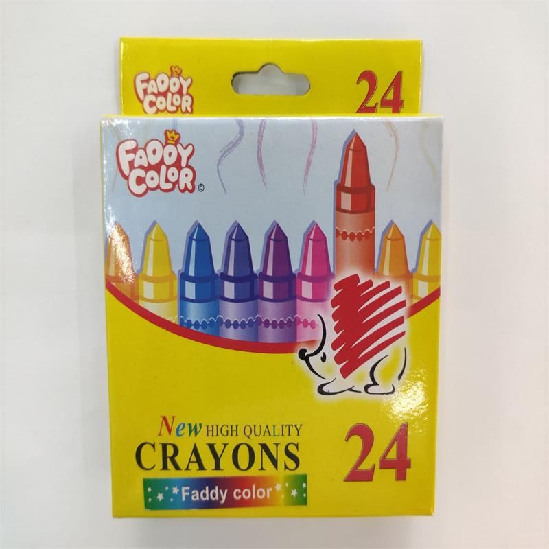 24色蜡笔儿童蜡笔绘画涂鸦油画棒儿童填色美术画笔图