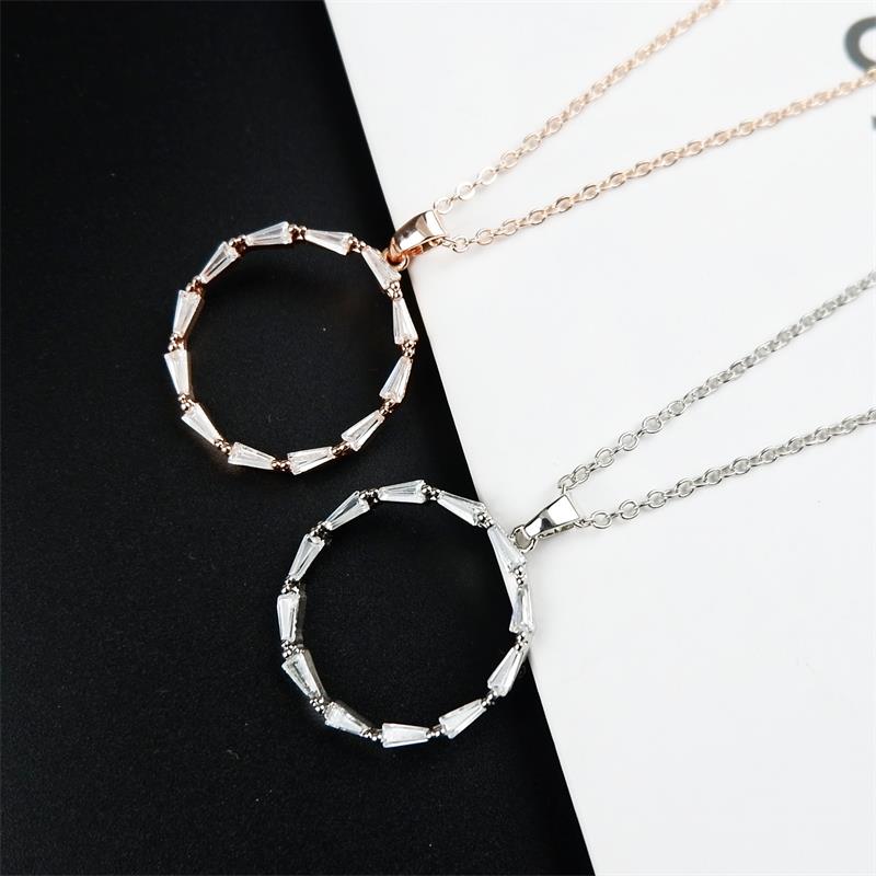 Exquisite Zircon Round Necklace Pendant undefined