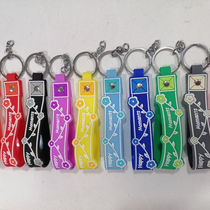 Silicone three-piece keychain rope 1