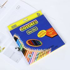 24色盒装彩色绘画铅笔定制可美术课彩笔图书配套学习用品