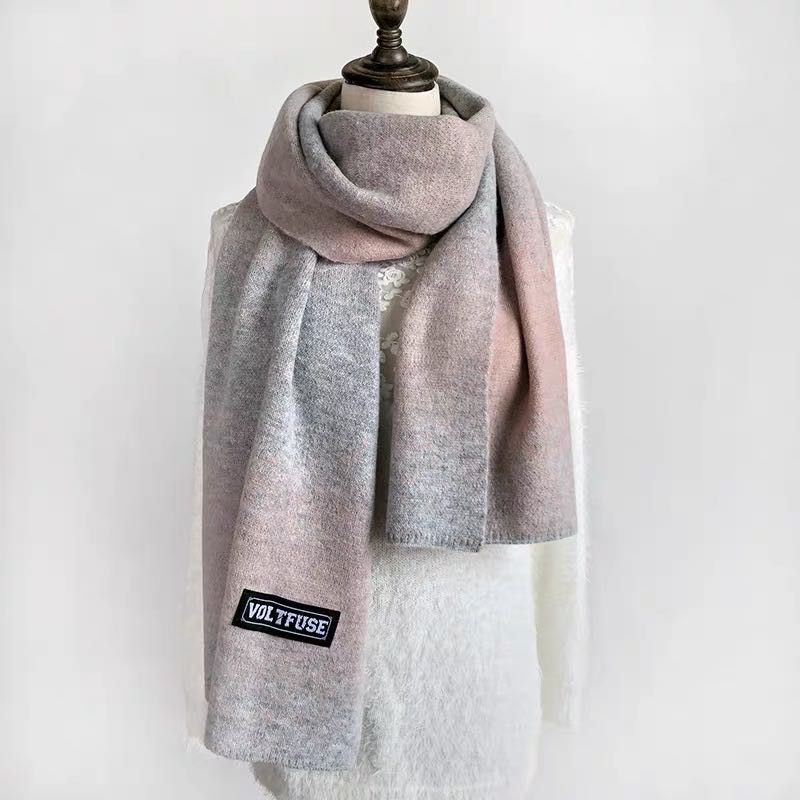 Ladies Autumn And Winter Coats All Casual Ladies Vintage Trendy Female Explosive Scarf 28876