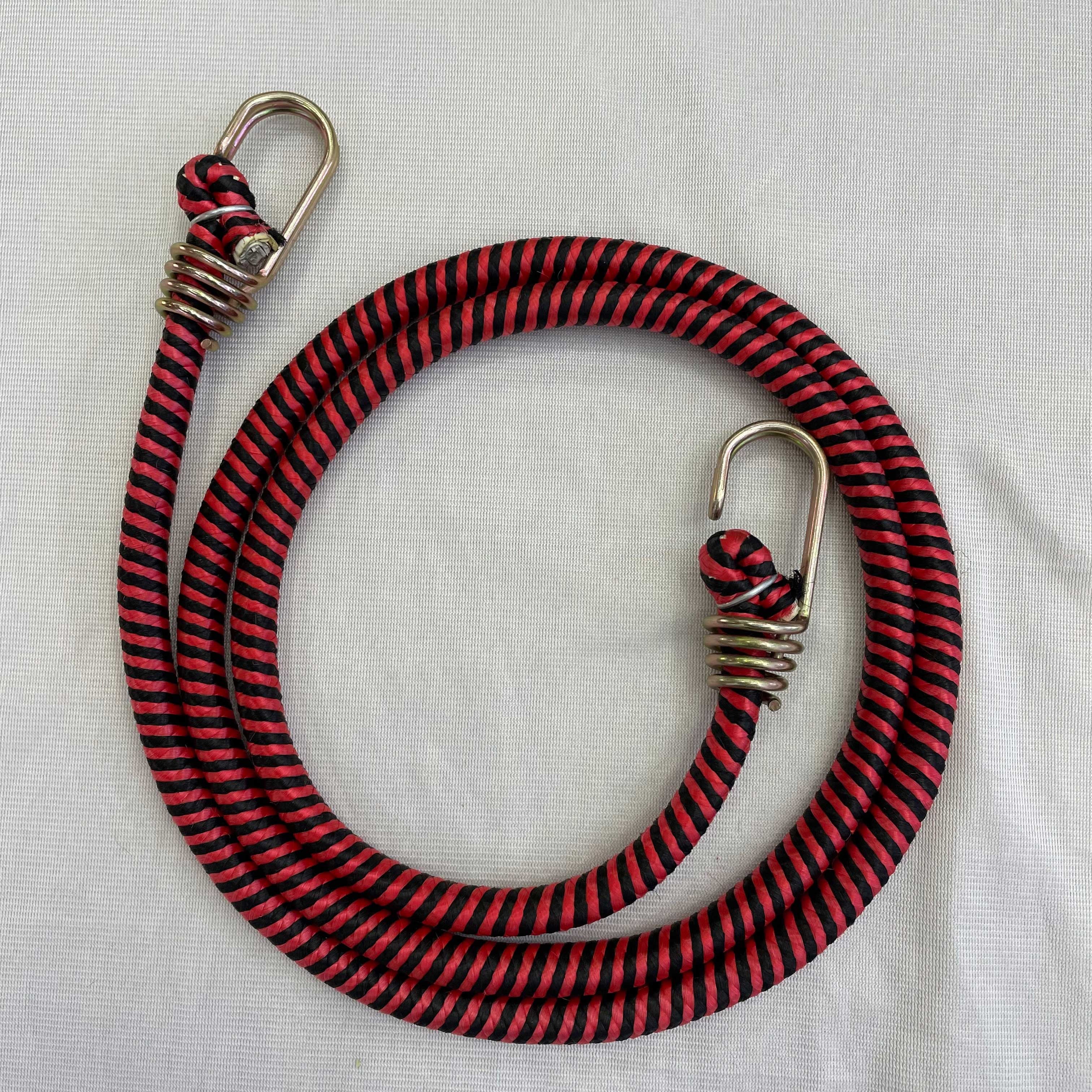 双钩螺纹带厂家直销批发可定制颜色橡胶皮松紧摩托用品用绳配绳详情图4