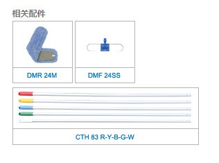 DMC MS24 美式微纤尘推全套（不锈钢架，24 x 5"）拖把详情图2