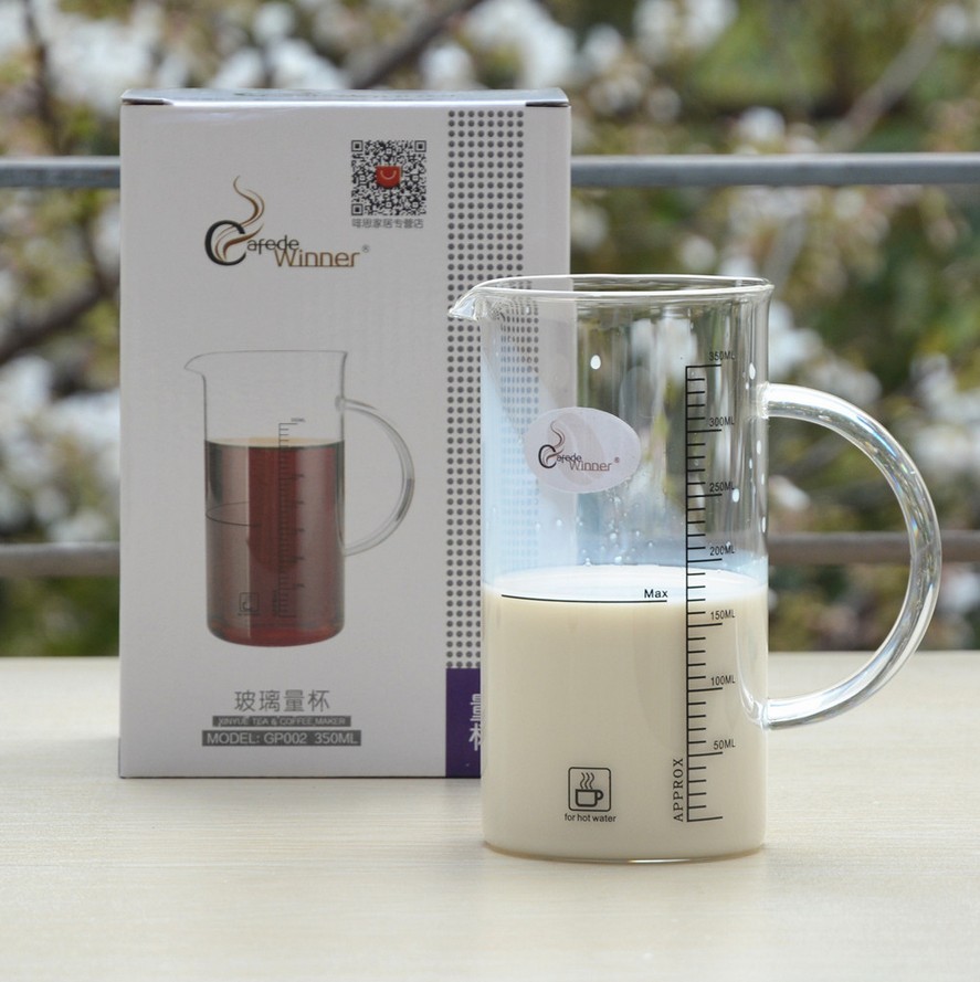 耐热玻璃量杯可进微波炉带刻度烧杯加厚计量杯烘焙量筒牛奶量杯详情图3