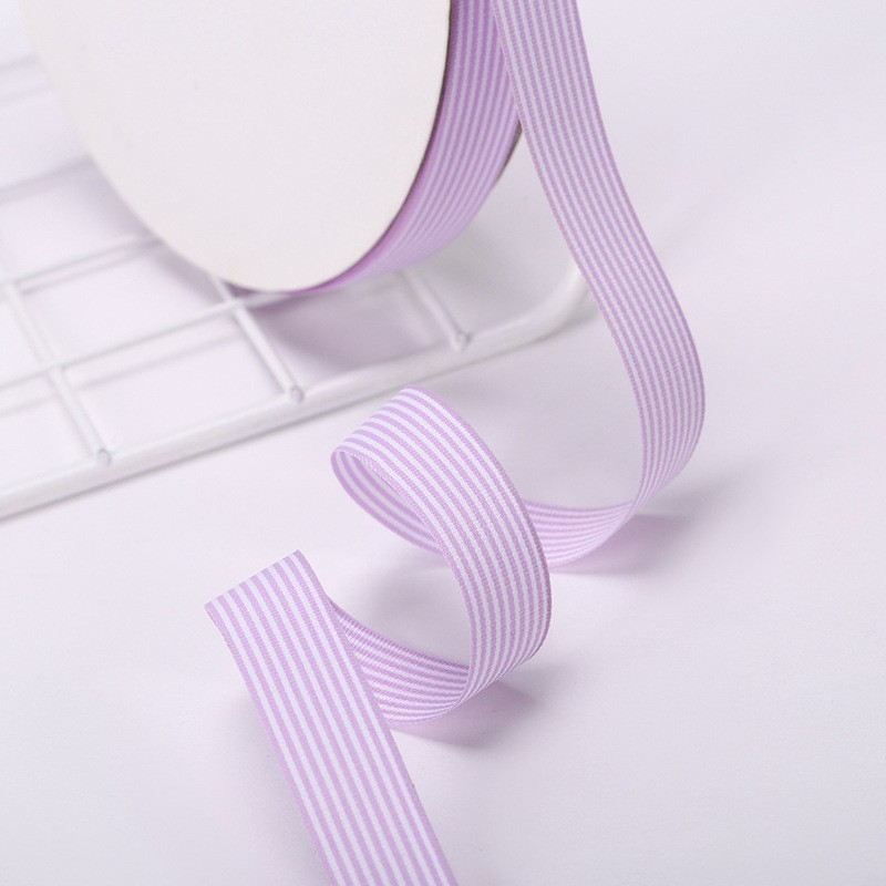 2 Points Striped Polyester Hair Accessory Material Gift Wrap Ribbon Striped Dress Wedding Gift Box Ribbon Wholesale Can Be Customized undefined