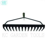 14 teeth reinforced grass rake wood handle leaf rake iron grass rake garden rake rake rake sow loose soil rake integrated rake garden tools tooth number can be customized according to requirements