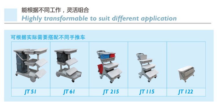  JT 122 22L喷拖清洁水桶详情图2