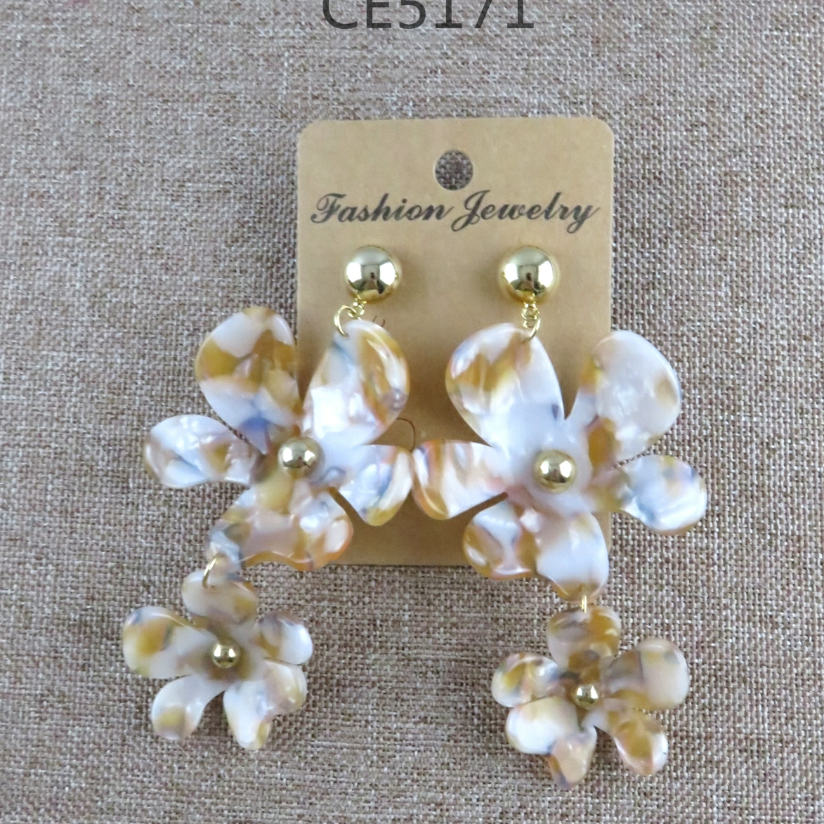 European and American fashion trend frontline simple modern elegant popular new earrings c17