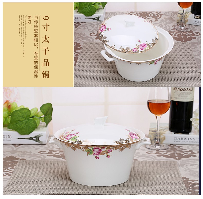 Bone China tableware, high-end ceramic tableware for weddings, wholesale and customized tableware, gift bowls, ceramic plates detail image 12