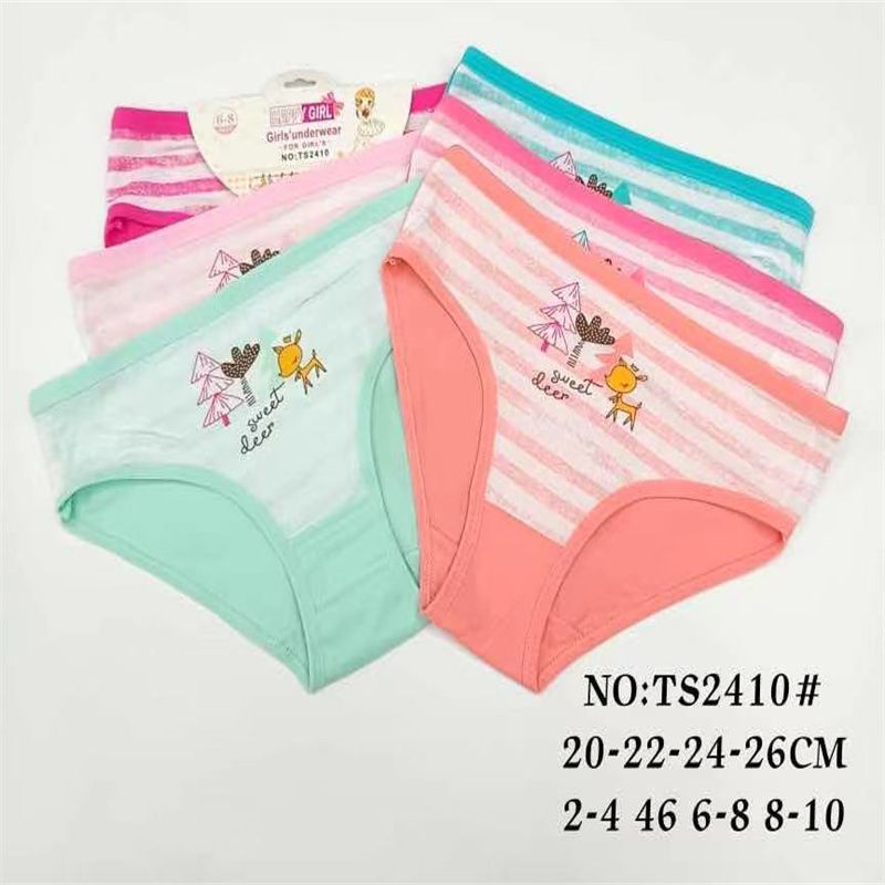 Foreign Trade Fashion Letter Printed Women's Underwear Cute Cartoon Pattern Children's Shorts Boxers Cheap Good Goods
