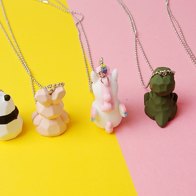 Resin Princess necklace dropped a series of mixed 1
