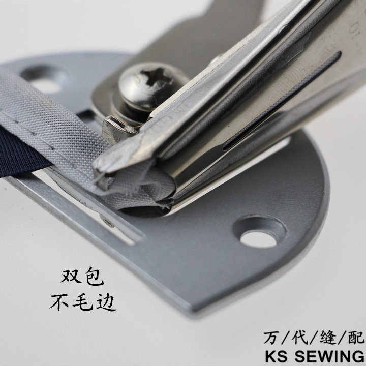 A10 Large-sized pulling cylinder 60mm flat sewing machine, double wrapping cylinder flat sewing machine, double smooth edge, four-layer edge wrapping machine with needle plate and tooth foot press detail image 5