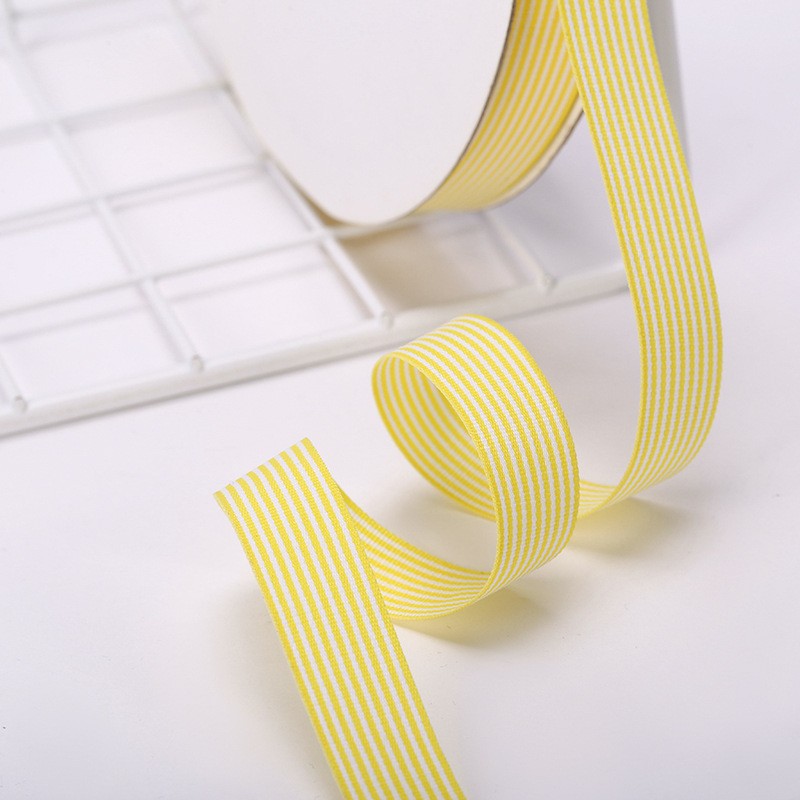 2 Points Striped Polyester Hair Accessory Material Gift Wrap Ribbon Striped Dress Wedding Gift Box Ribbon Wholesale Can Be Customized undefined