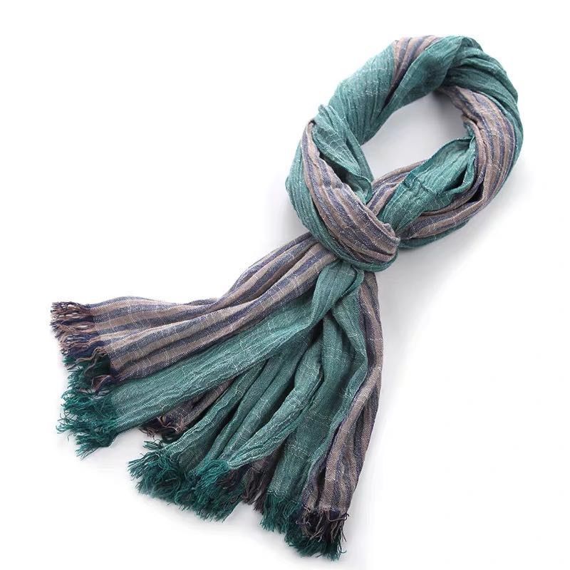 Ladies' Autumn And Winter Coats All The Academy Style Hugh Lady Retro Trendy Idle Explosive Scarf 29101
