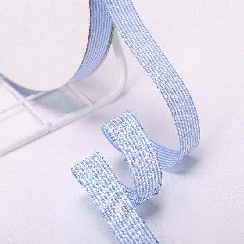 2 Points Striped Polyester Hair Accessory Material Gift Wrap Ribbon Striped Dress Wedding Gift Box Ribbon Wholesale Can Be Customized undefined
