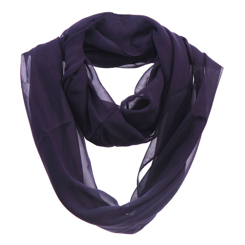 Jane Eyre Siyuan 2021 New Spring and Autumn Chiffon Printed Monochrome Scarf for women Specification image