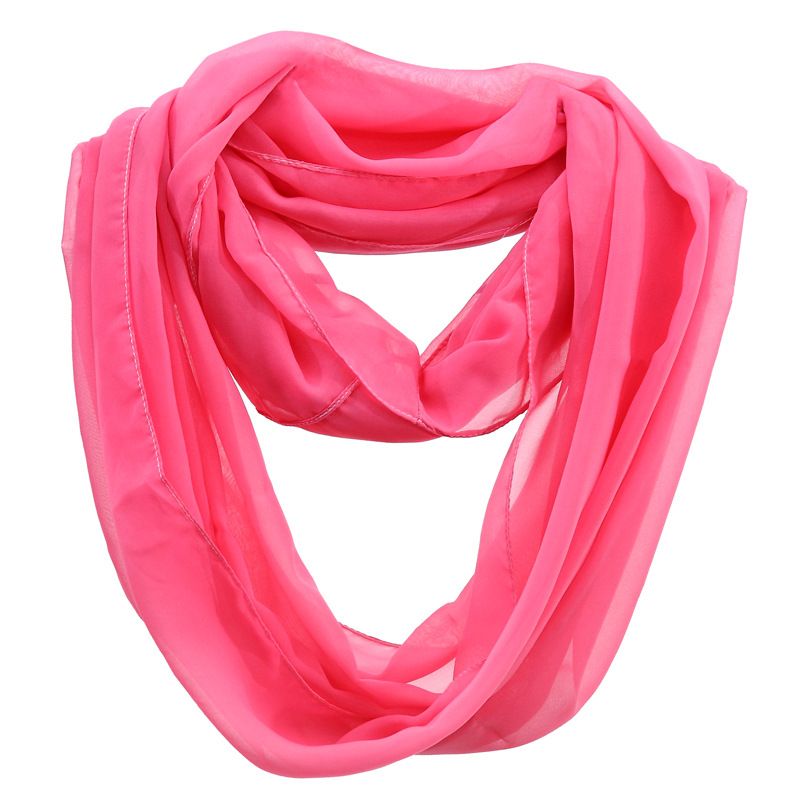 Jane Eyre Siyuan 2021 New Spring and Autumn Chiffon Printed Monochrome Scarf for women