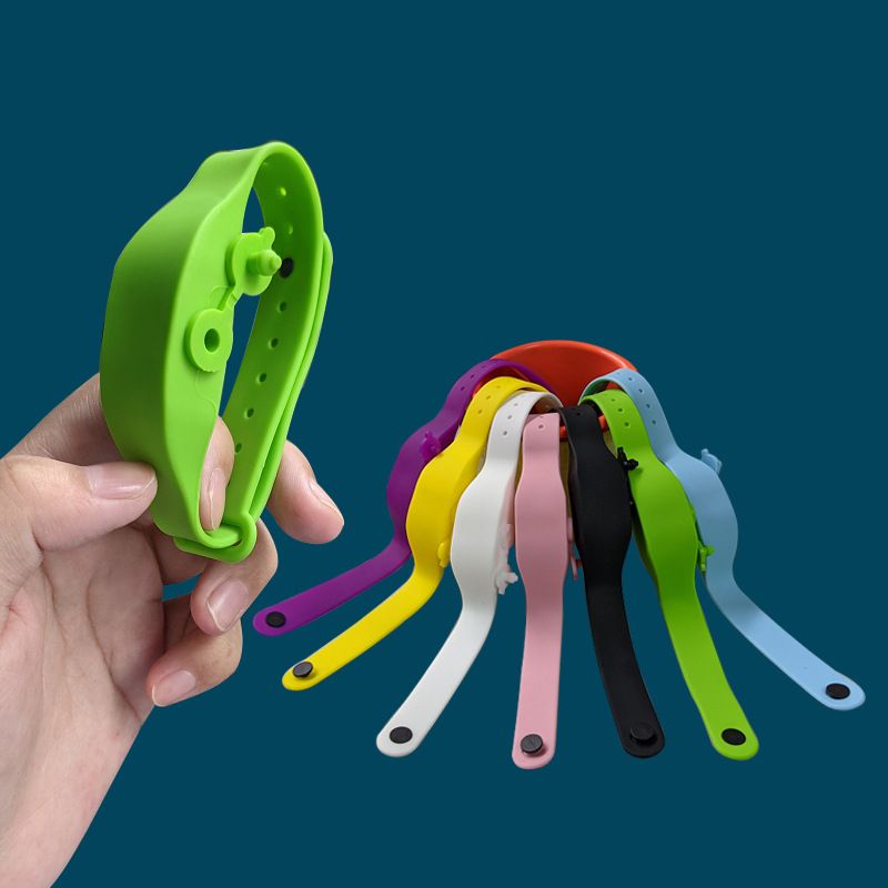 Silicone hand sanitizer wristband