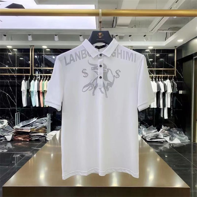 品质男士短袖T恤夏装打底衫修身潮流半袖圆领印花T恤上衣10