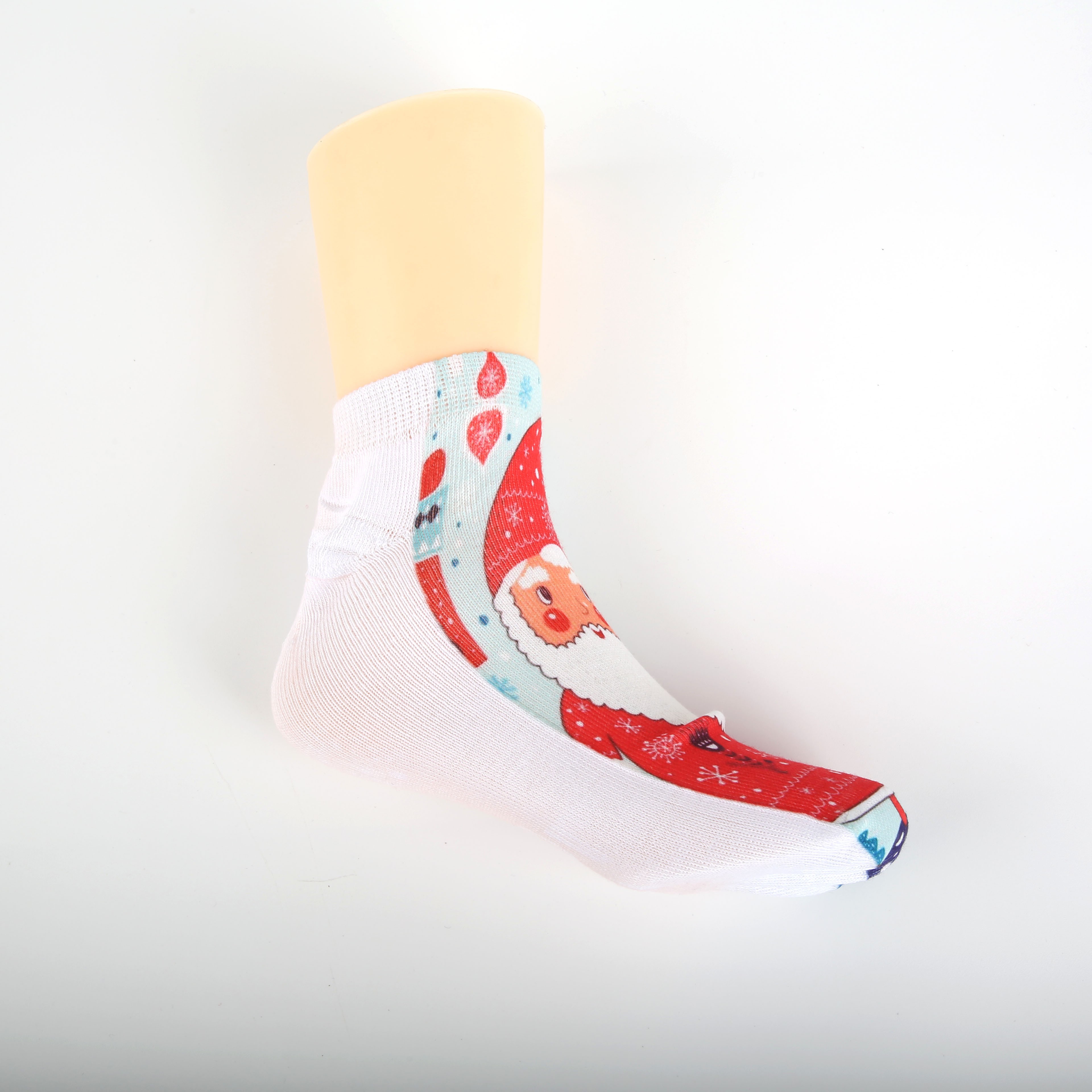 印花袜子短袜3D印花圣诞袜子详情图16