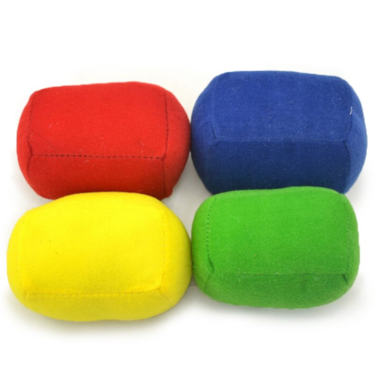 毛绒小布球6×8cm长方形方块 儿童认色专用 速卖通跨境创意毛绒玩具批发