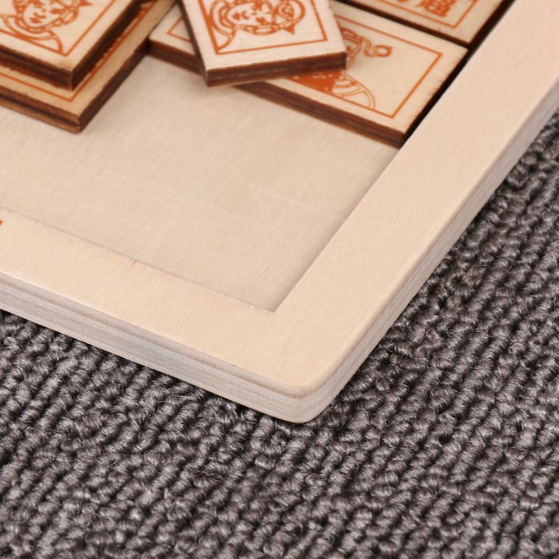 The classic wooden educational toy "Three Kingdoms Huarong Dao" is highly entertaining and helps cultivate logical thinking skills. It is a parent-child game that exercises hand-eye coordination. This classic brain-teasing game toy accompanies your growth Application Scenario