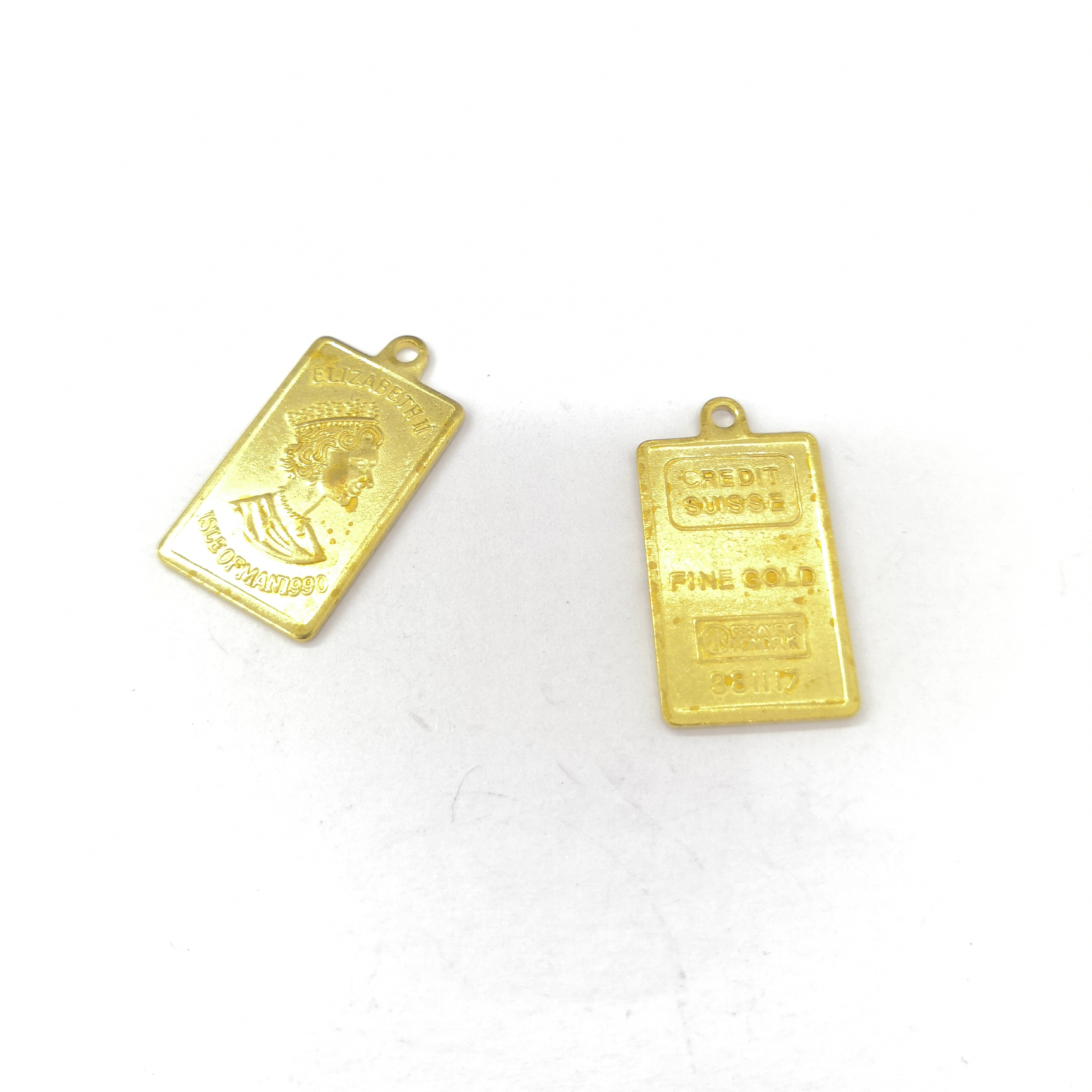 Head coin rectangle a hanging