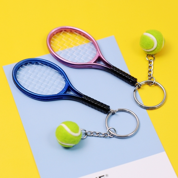 Badminton racket keychain series of mixed styles 3