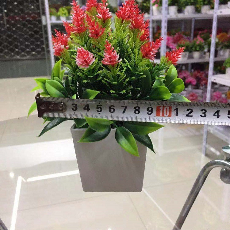 厂家直供仿真植物假花盆栽迷你松果盆景 9.9元店热卖产品