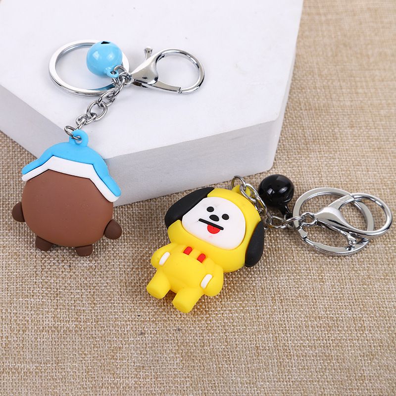 韩国公仔钥匙链书包挂件小礼物 创意可爱卡通钥匙扣挂件详情图4
