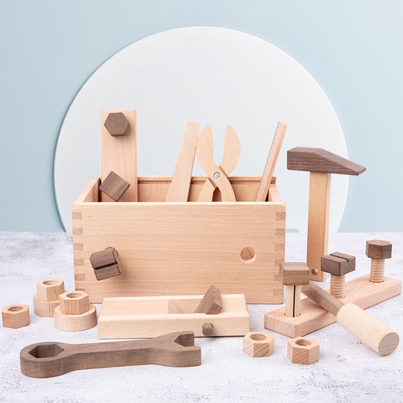 Four Little Bears Changing Clothes Game Wooden Children's early Education hand-grabbed dressing matching puzzle Board toy wholesale 0.41 Specification image