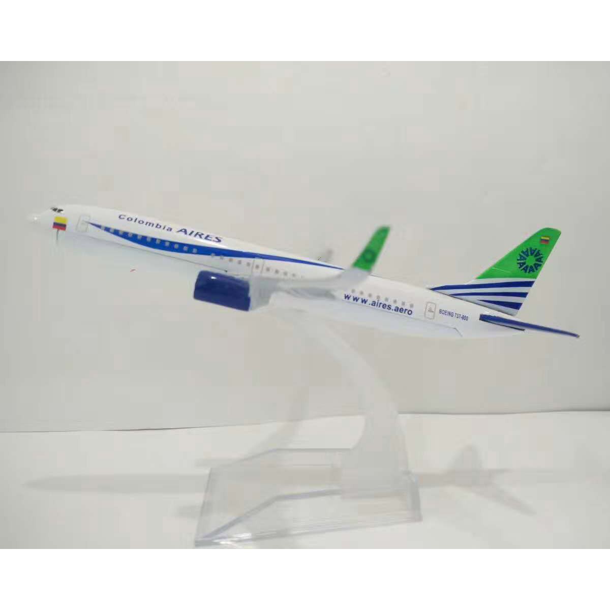 飞机模型（16CM中国青岛航空B737-800） 金属飞机合金飞机模型详情图5