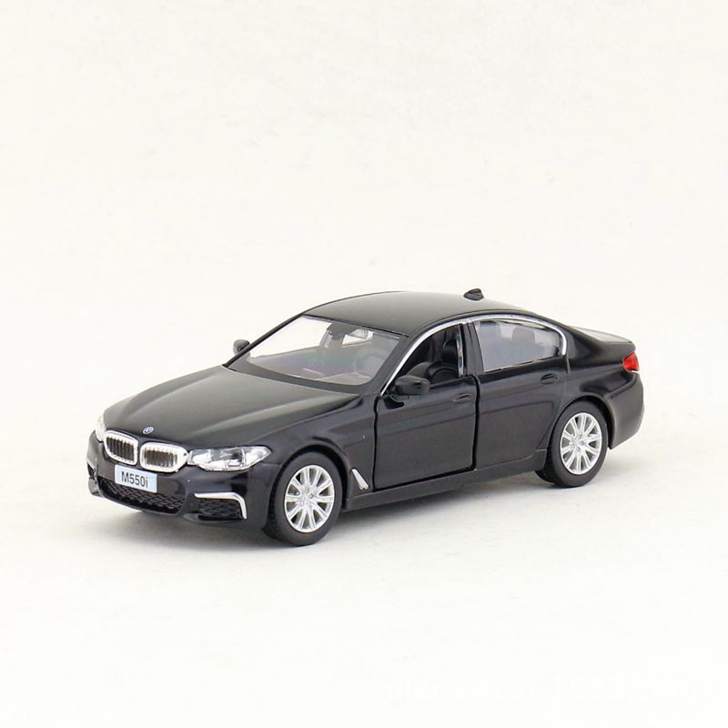 合金汽车宝马M550i轿车金属回力模型