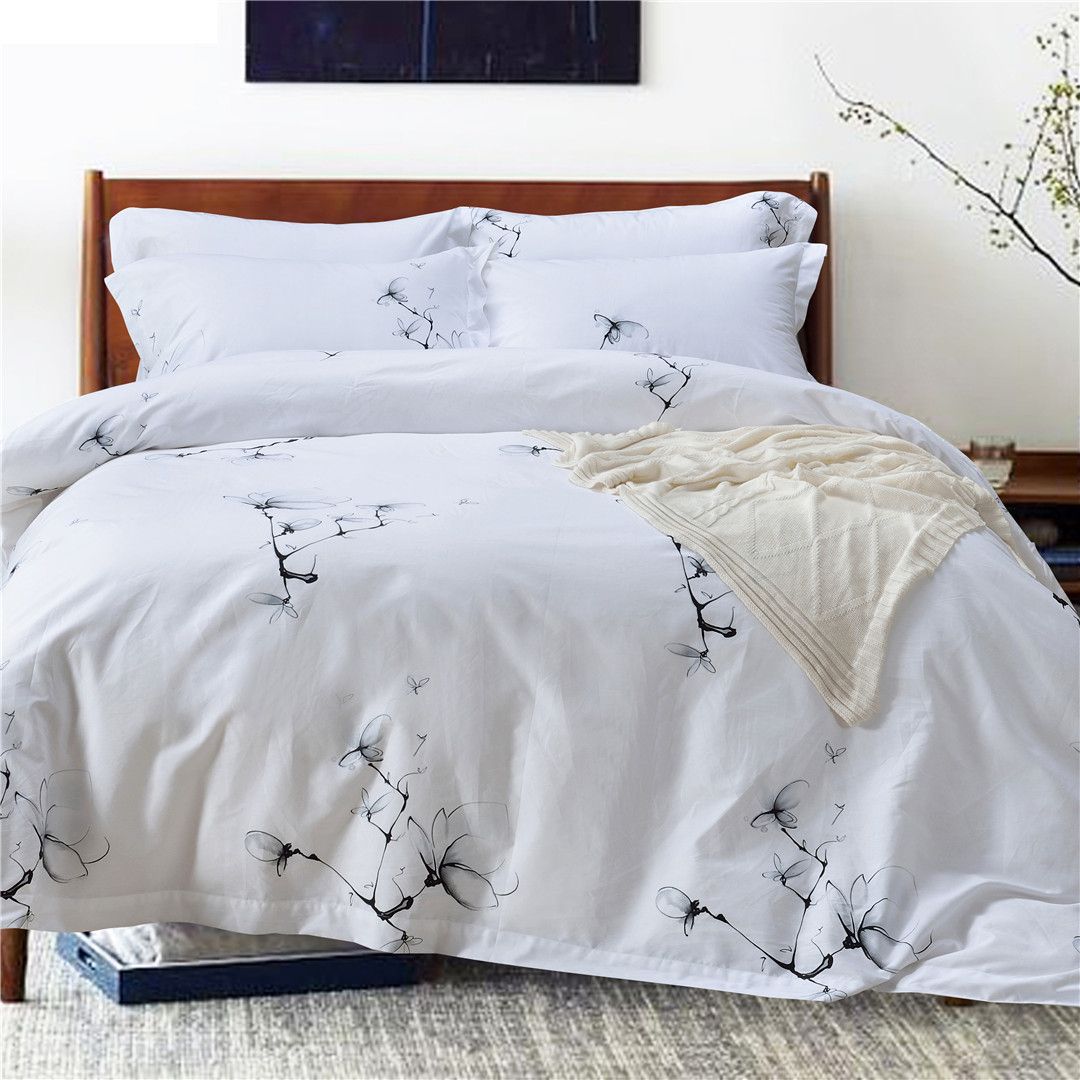 酒店 宾馆 民宿 客房布草 6060S 印花床上用品 布草 四件套